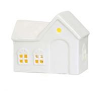 Christmas Village Sets,Ceramic LED Lighted Christmas Village Houses,2025 Porcelain Village Town Houses,Christmas Town Scene Desktop Ornaments,Xmas Holiday Farmhouse Rustic Decor for Home Table Room
