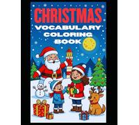 Christmas Vocabulary Coloring Book