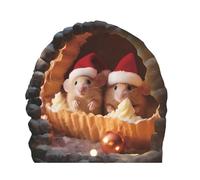 Christmas Wall Decals | Smooth Merry Christmas Decal Window Stickers,Indoor Christmas Decorations Multifunctional Colorful Mouse Window Sticker for Room Art Decorations Uitseld