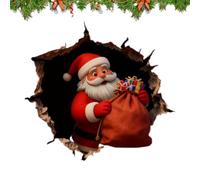 Christmas Wall Sticker, Adhesive Poster that is Removable, Sticky Christmas Door Sticker, for Fridge, Winter, Party, Bedroom, Kitchen, Outdoor, Thanksgiving, Automobile Apartment