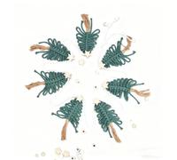 Christmas Wall Tapestry - Macrame Home Decor | Reusable Garland Party Tapestry,for Nursery Bedroom Entryway Porch Shelf Mantel Balcony Backdrop Fireplace Holiday