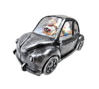 Christmas Water Spinner Car Snowman White LEDs