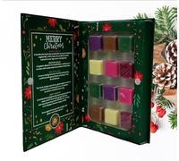Christmas Wax Melt Advent Calendar 12 Days Of Wax Melts Assorted Fragrances Spice Berry Vanilla