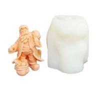 Christmas Wax Soap Making Silicone Decorating Fondant Mold Chocolate Candy Baking Molds for Making Santa