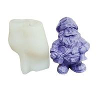 Christmas Wax Soap Making Silicone Decorating Fondant Mold Chocolate Candy Baking Molds for Making Santa