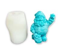 Christmas Wax Soap Making Silicone Decorating Fondant Mold Chocolate Candy Baking Molds for Making Santa