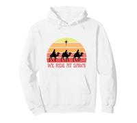 Christmas We Ride At Dawn Three Wise Men Camel Ride Faith Pullover Hoodie