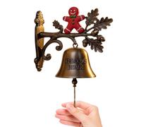 Christmas Welcome Doorbell, Cute Gingerbread Man Door Bell, Home Christmas Decoration For Indoor & Outside Garden Farmhouse