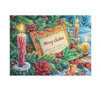 Christmas Welcome Sign 500 Piece Pack DIY Jigsaw Puzzle Collectors Cognitive Development Educational Decorative Puzzle Gifts for Adults Recycled Cardboard 500 PCS