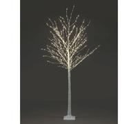 Christmas White Birch LED Tree 150cm/5ft with 300 Warm White Static LEDs