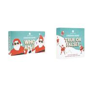 Christmas Who Am I Quiz & Christmas True or False Paddles Festive Bundle