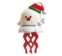 Christmas Wind Up Toys Crawling & Tummy Toy Clockwork Dancing Octopus Toy Santa Elk Corn Dolls Tabletop Decoration for Home Office Party Favors (A)
