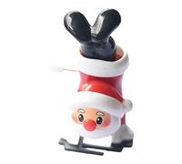 Christmas Wind-Up Toys - Santa Claus, Snowman, Reindeer And Bear Spring-Powered Figurines, 2.76 Inch Mini Holiday Toys | Classroom Activity, Festive Playtime, Kids Collectibles, Seasonal Party Fun
