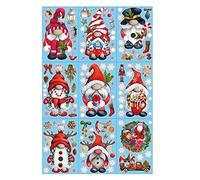 Christmas Window Clings Window Wall Stickers Elves Santa Claus Reindeer Xmas