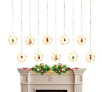 Christmas Window Fairy Lights 8-Mode Remote Flickering String Lamp | Window Decoration Lights for Indoor Outdoor Party Gathering Home Fence Bedroom Apartment Dormitory Wishing ring