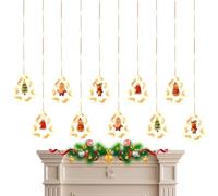 Christmas Window Fairy Lights Remote String Lamp with 8 Modes | Party Atmosphere Window Lights for Indoor Outdoor Party Gathering Home Fence Bedroom Apartment Dormitory Christmas tree