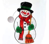 Christmas Window Lights Christmas Ornaments Santa Claus Led Suction Cup Beautiful Christmas Suction Cup Hanging Lights for Gardens, Home, Christmas Party 45 * 24.5cm indoor