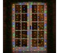 Christmas Window String Lights Multi Coloured LED Light Up Decoration 2.1m Home