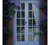Christmas Window String Lights Multi Coloured LED Light Up Decoration 2.1m Home