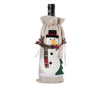 Christmas Wine Bottle Cover, Christmas Wine Bottle Bags | Christmas Bottle Cover,Santa Snowman Elk Drawstring Wine Bottle Bags for N, d, Fare riferimento alla descrizione, Please refer to description