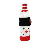 Christmas Wine Bottle Cover Merry Christmas Decorations Knitting Candy Gift Bag Wine Bottle Covers Wedding
