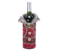 Christmas Wine Bottle Cover - Multifunctional Decorative Protection - Decorative Wine Bottle Cover - for Christmas Holiday Festival Family Friends Living Room Kitchen Home Bar