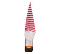 Christmas Wine Bottle Covers - Knitted and Cute Wine Bottle Cover, Wine Decoration for Christmas Dining Table Party Decorations, Christmas Gnomes Wine Bottle Cover