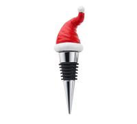 Christmas Wine Bottle Stopper - Santa Hat Wine Stoppers for Wine Bottles, Santa Hat Wine Stopper | Wine Decorative Bottle Stopper, Festive Cork for Alcohol Spirits Whiskey Lover, Winter Decor