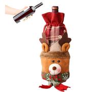 Christmas Wine Bottle Wrapper,Decorative Wine Bottle Sleeve - Sturdy Bottle Wrap Cover Table Centerpiece Festive Decoration