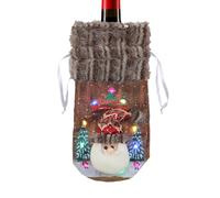 Christmas Wine Cover | Decorative Wine Bottle Cover, Cute Christmas Wine Bottle Cover, for Family Collecting Dining Table Holiday Decor, Elder Style, Refer to description, Unisex, Older