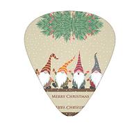 Christmas Winter Gnomes 12 Pack Guitar Picks Guitar Plectrums for Electric Acoustic Bass Guitar(Spec 0.46 0.71 0.96mm)