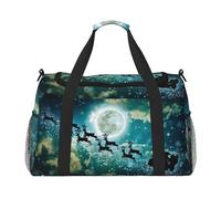 Christmas Winter Hand Travel Bag â€“ Durable Carry-On Luggage Weekend Bag, Travel Tote Luggage Bag, Travel Vacation Bag, Trip Bag, Portable Bag, Travel Gear Carryall Bag