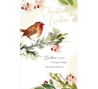 Christmas Wishes Traditional Foiled Christmas Greeting Card Special Xmas Cards 670996