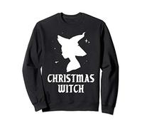 Christmas Witch Funny Spooky Vibes Goth Halloween Costume Sweatshirt