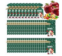 Christmas with Drawstring - Pack of 50 Portable Festive Party Guest Gift - Christmas Candy Snack Bag | For Lovers, Family, Friends, Girls