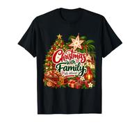 Christmas with Family Hits Different | Holiday Design T-Shirt