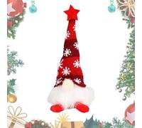 Christmas with Lighting - Festive Decorations in the Shape of a Dwarf Doll, Christmas Centerpiece with Illuminated - for Indoors, Parties During the Winter, Desk, TV Cabinet, Entrance