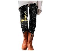 Christmas Women's Leggings Printed Patterns Pilates Tights Skinny Pants Leggings Patterned Casual Printed Long Winter Pants Christmas Santa Party Snowman Yoga Patterned Yoga Gym Fitness Running
