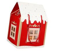 Christmas Wonderland Cottage Gift Box,Enchanted Christmas Cottage Gift Box,3D Pop up House Shaped Boxes,Xmas Paper Bag Ornaments,Large Holiday Cardboard Home Decor,Cookie Candy Packaging