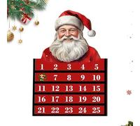 Christmas Wooden Calendars - Festive Wooden Toy Display Decor - Advent Countdown Calendar | for Kids Toddler Teen Adult Boy Girl Women Men Family Vacation Classroom Offices Desk