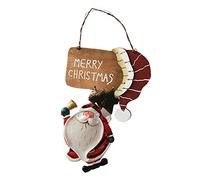 Christmas Wooden Merry Christmas Letter Santa Pendant Ornament Tree Hanging Decorations Wooden Gift Navidad Halloween Door Sign Witch