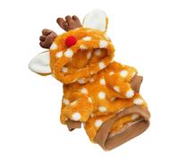 Christmas Wool Pet Suit: Dog Clothes, Elk Design, Winter Clothes for Small and Medium Dogs | Great For Role Play, Outdoor Walks, Holiday Photographs & C