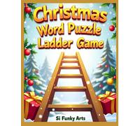 Christmas Word Puzzle Ladder Game - Festive Brain-Teasing Word Challenge for Adults & Kids | Educational Family Holiday Activity | Perfect Stocking Stuffer, Party Gift & Classroom Game