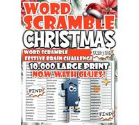 Christmas Word Scramble - Festive Brain Challenge: Stimulate your mind with scrambled Christmas words, designed to add joy and challenge this season. ... - festive brain training puzzle collection)