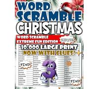 Christmas Word Scramble - Fun Edition: Cozy winter evenings meet fun scrambled word games in this holiday puzzle collection. (christmas word scramble - festive brain training puzzle collection)