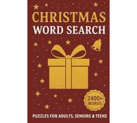 Christmas Word Search 2400+ Words: Winter Themed Word Find Puzzles For Seniors, Fun Holiday Activity Book With Solutions