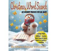 CHRISTMAS WORD SEARCH - 60 Holiday Puzzles for All Ages: Large Print Edition - Festive Word Search Game Book for Adults & Families