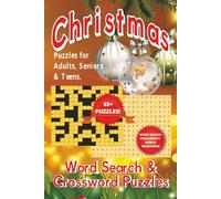 Christmas Word Search & Crossword Puzzles: Word Search & Crossword Puzzles with Easy to Read Print about Traditions, Food, Symbols, Gifts, Festivals ... Vacations & Cozy Fireside Evenings