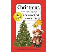 Christmas: Word Search, Crossword, Sudoku: Holiday Puzzles for Adults, Teens, and Seniors