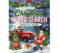 Christmas Word Search For Adults and Seniors: Large Print Winter Themed Word Find Puzzles of Nostalgia & Joy | Fun Holiday Activity Book with Solutions